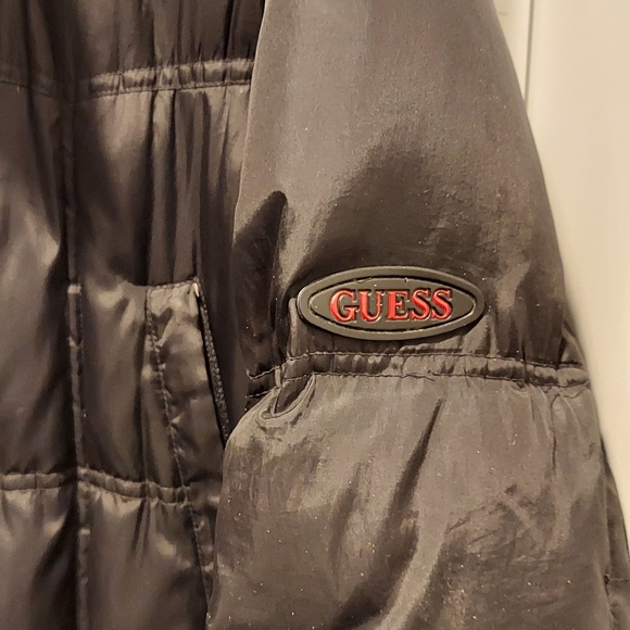 Guess Down Filled Black Coat - Picture 5 of 8